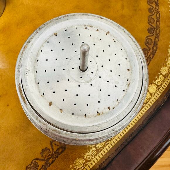 VAMPA Espresso Demitasse Black Aluminum Stovetop Lrg Coffee Maker VTG 40s Italy - Picture 8 of 11